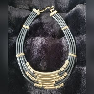 Black And Gold Colored Necklace From Express.